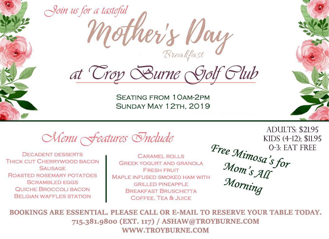 Mothers Day Brunch Ad 2019